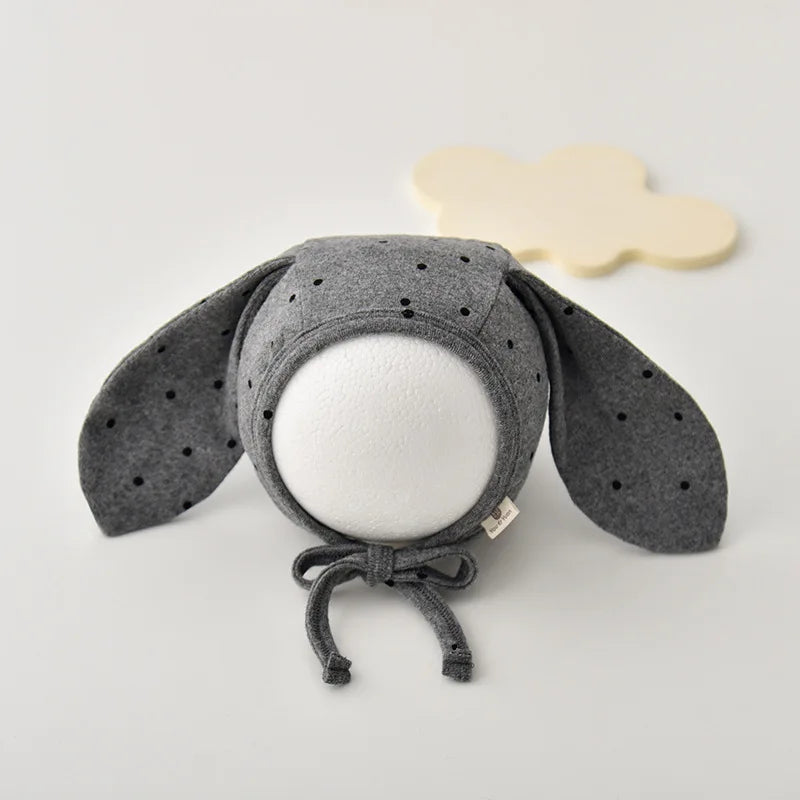 Newborn Baby Bunny Ear Knit Hat – Soft Cotton Infant Beanie