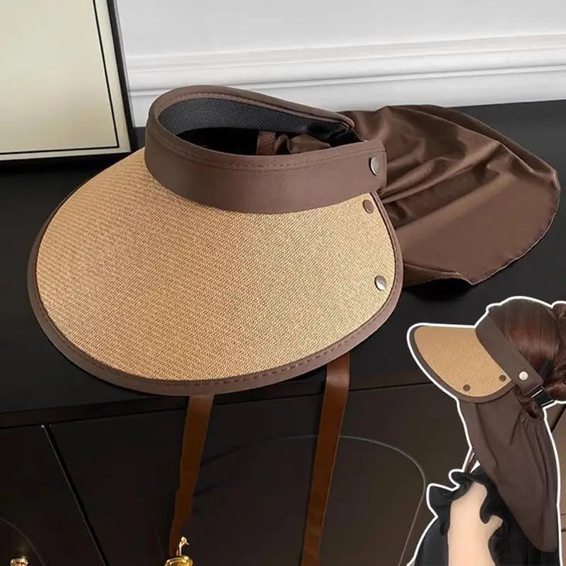 Foldable Sun Visor Hat – UV-Blocking Breathable Summer Cap