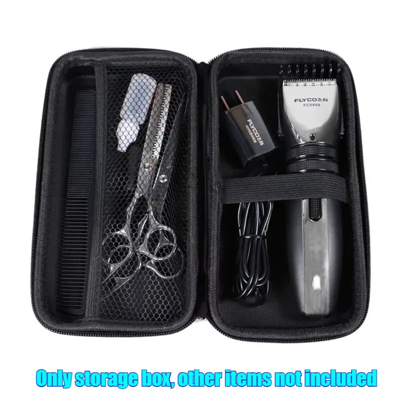 2026 EVA Electric Hair Cutting Machine Storage Box Portable Travel Zipper Handbag for Hairdressers Universal Storage Accessories Peaceful Pleasures Health and Wellness