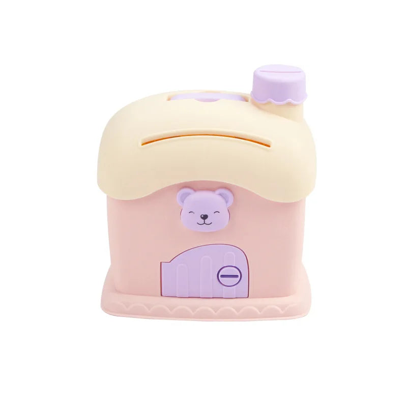 Cartoon DIY Stickers Piggy Bank Kawaii Large Capacity Cute Small