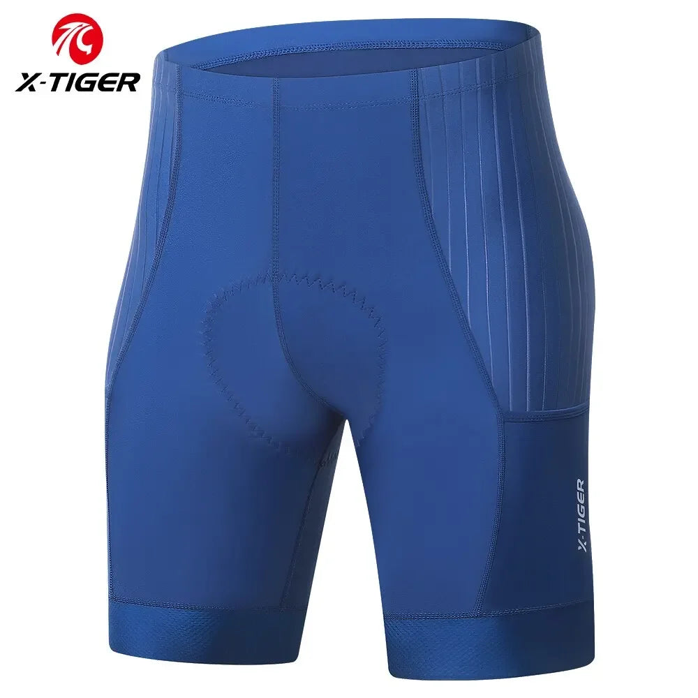 X-TIGER Men's Padded Cycling Shorts | MTB & Road Bike