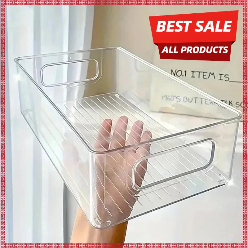 Acrylic Transparent Storage Box – Cosmetics & Desktop Organizer