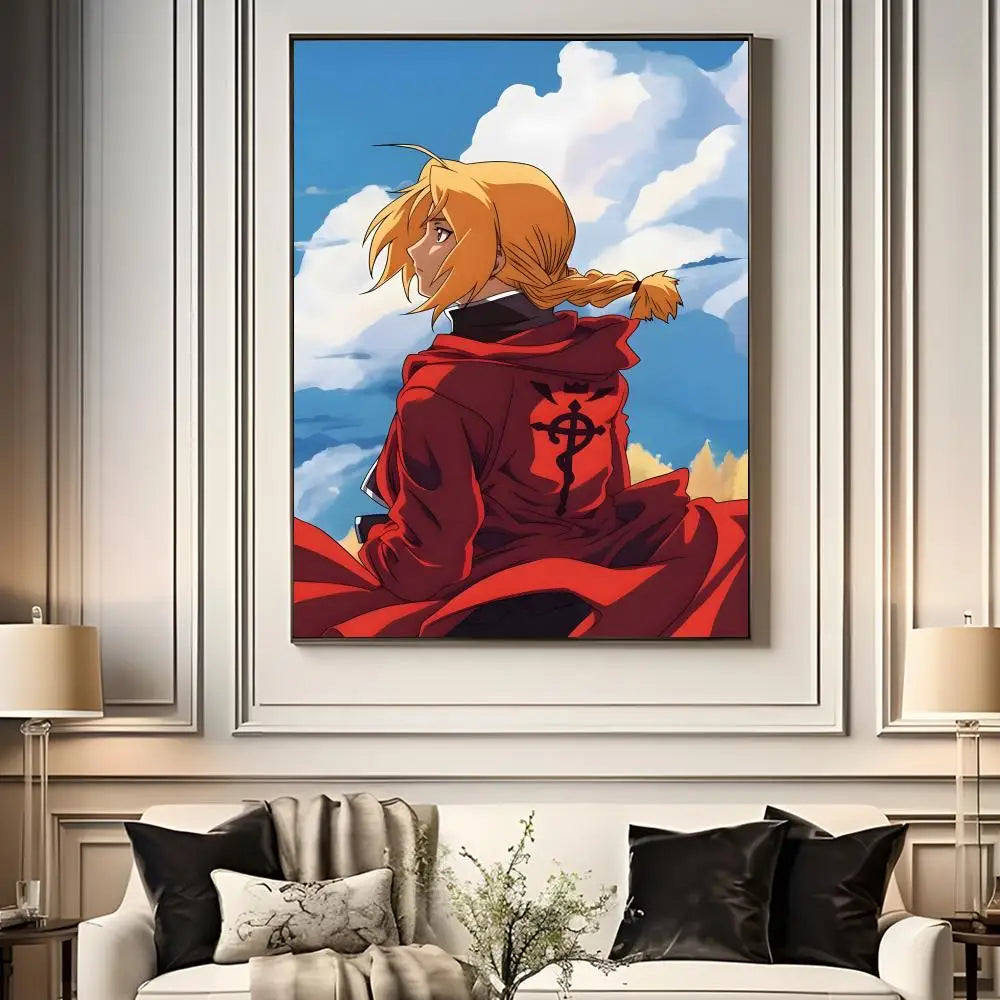 Fullmetal Alchemist Anime Poster – A4 HD Wall Art Print