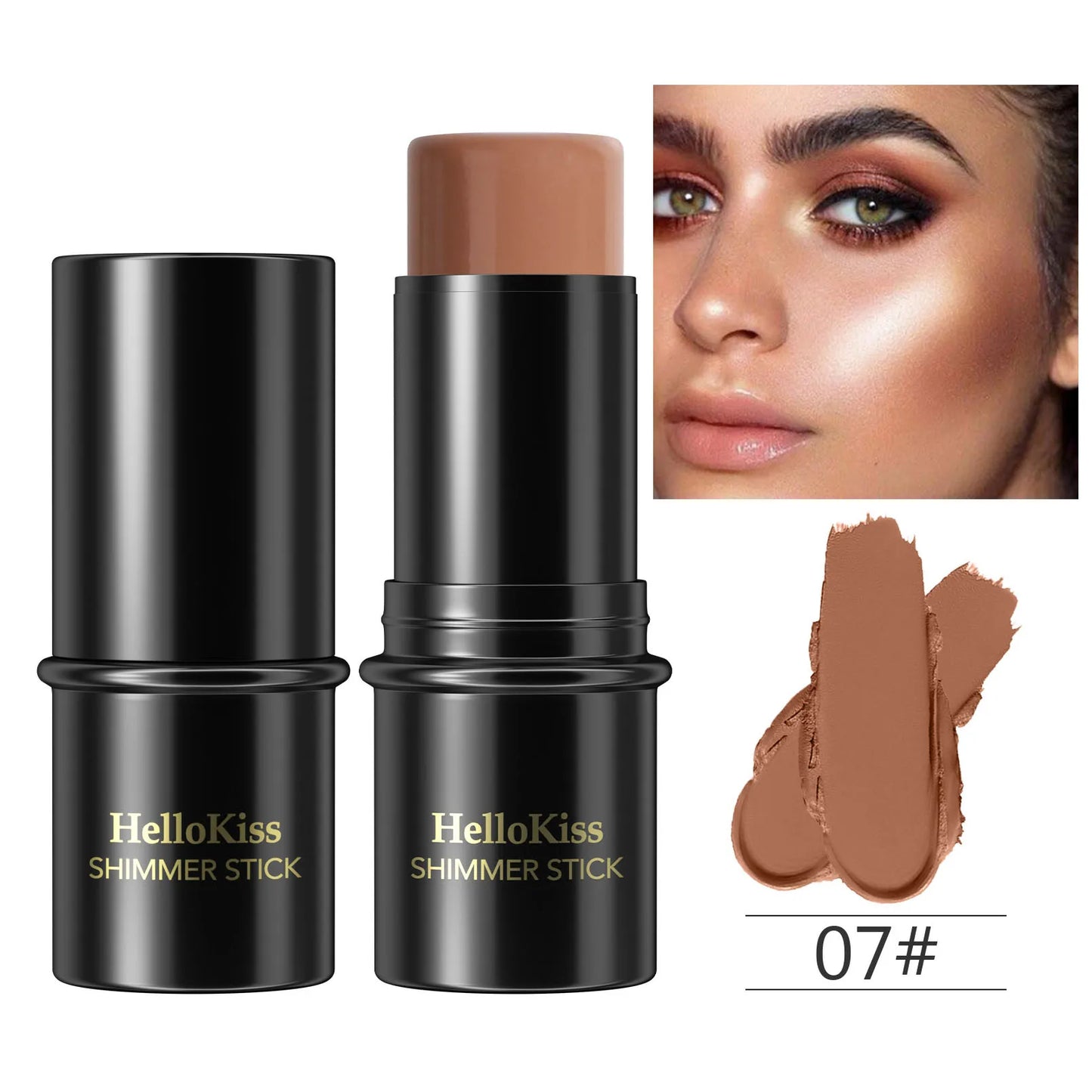 4-in-1 Highlight & Contour Stick | Bronzer Blush Concealer