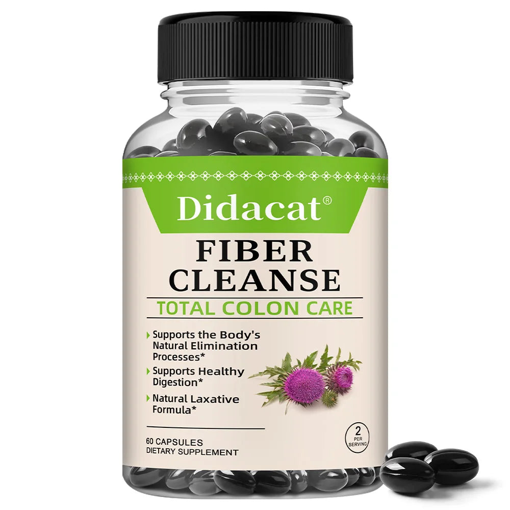 Psyllium Husk Fiber Capsules | Digestive & Gut Health Support