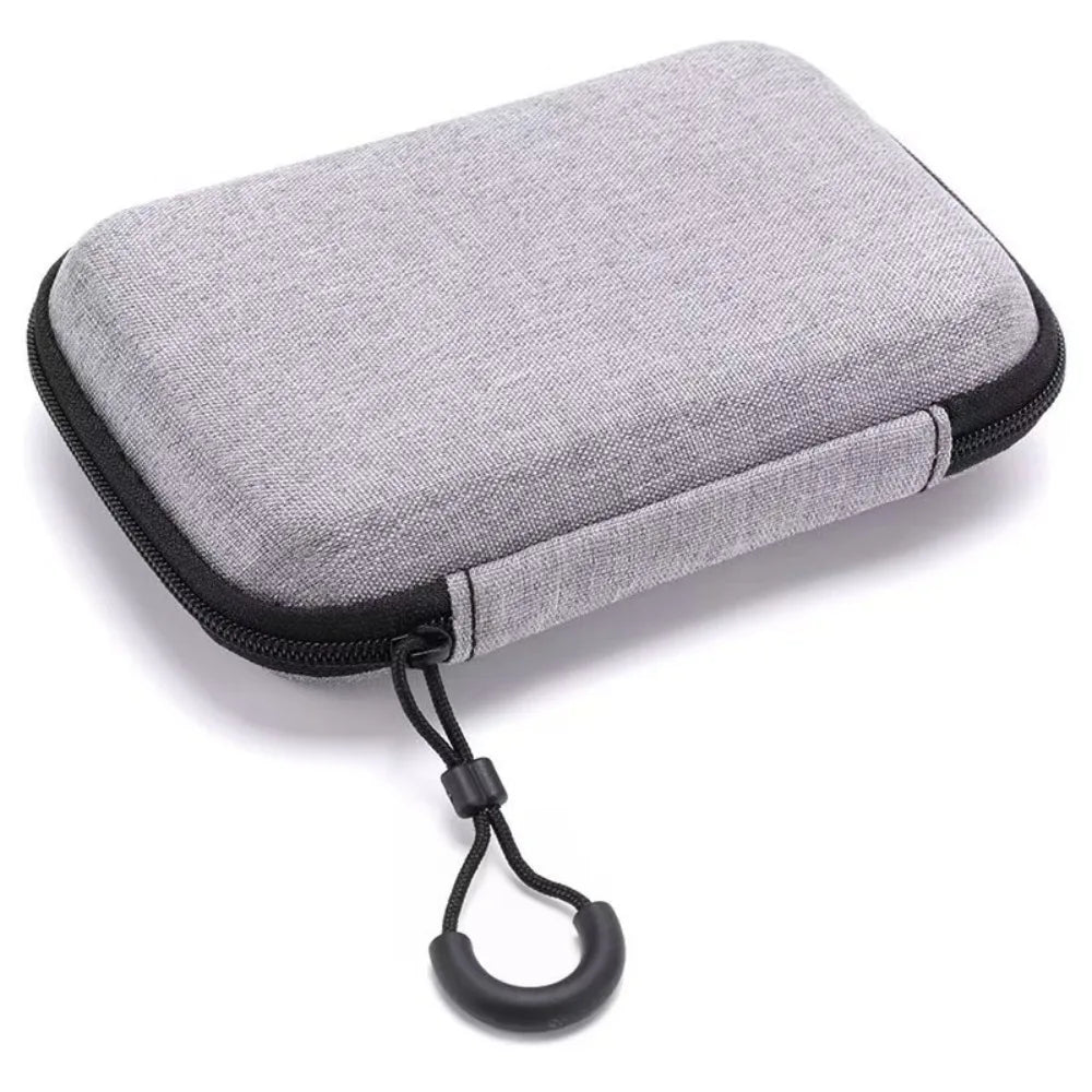 Shockproof Hard EVA Storage Bag Protective Dust-proof Earphone Storage Bag Portable Wear-resistant Data Cable Organizer Bag Peaceful Pleasures Health and Wellness 12-10-4cm