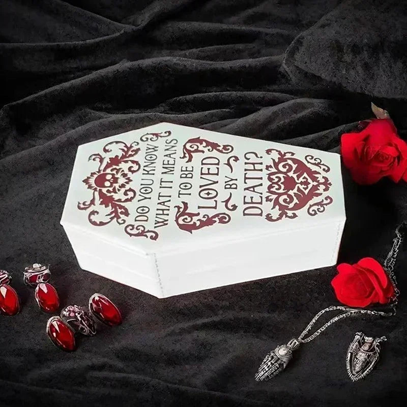 Gothic Coffin Jewelry Box | Multi-Compartment Organizer & Gift