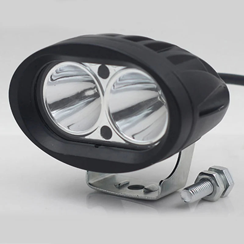 20w Oval LED Car Light Auxiliary Lighting 12-85v Spotlight Warning Lamp For Off-Road Vehicle Motorcycle Car Accessory Peaceful Pleasures Health and Wellness