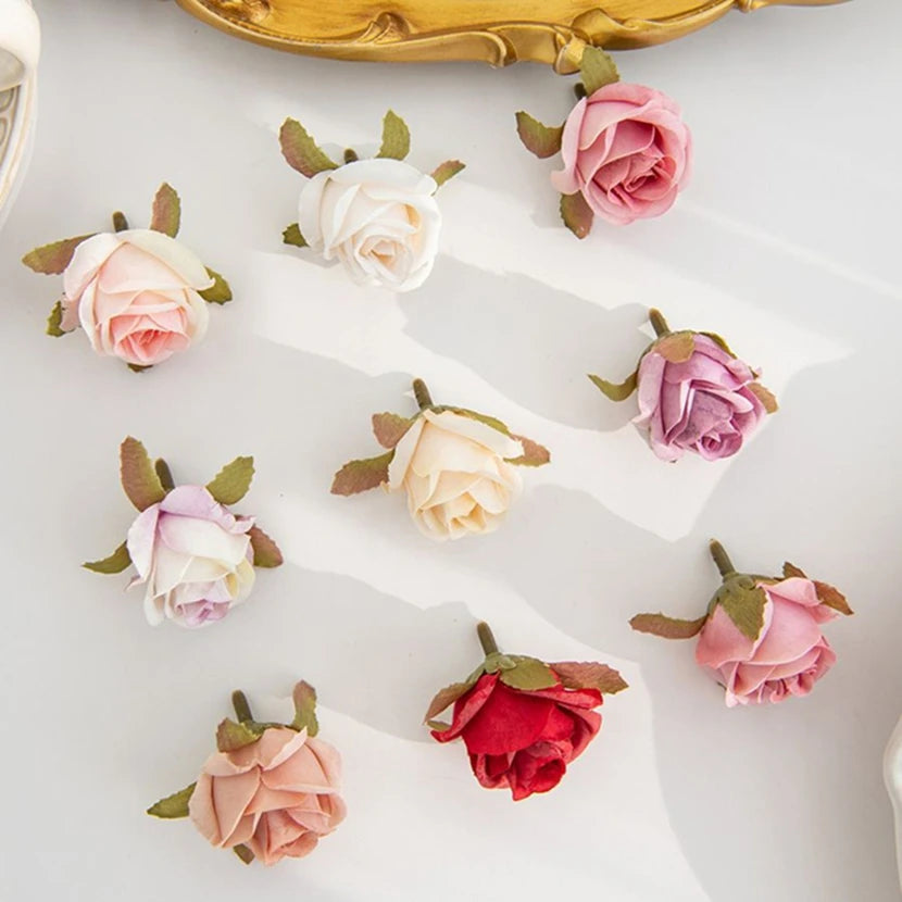 Artificial Silk Rose Flower Heads – Wedding & Party Décor