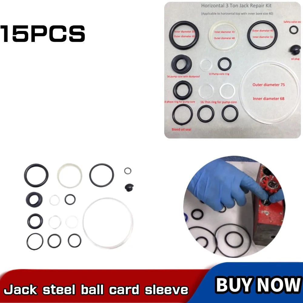 Hydraulic Jack Oil Seal Repair Kit for 3 Ton Jacks Peaceful Pleasures Health and Wellness