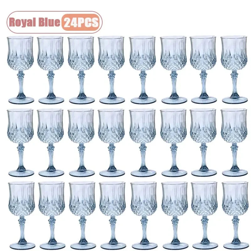 Shatterproof Plastic Champagne Flutes 12–36 Pcs | Reusable