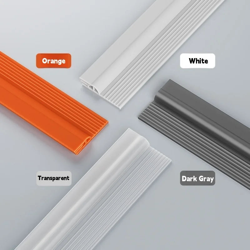 4m/Roll TPE Sliding Windows Sealing Strip Triple Sound Insulation Weatherstrip Tape Windproof Anti-Cold Door Under Draft Stopper Peaceful Pleasures Health and Wellness