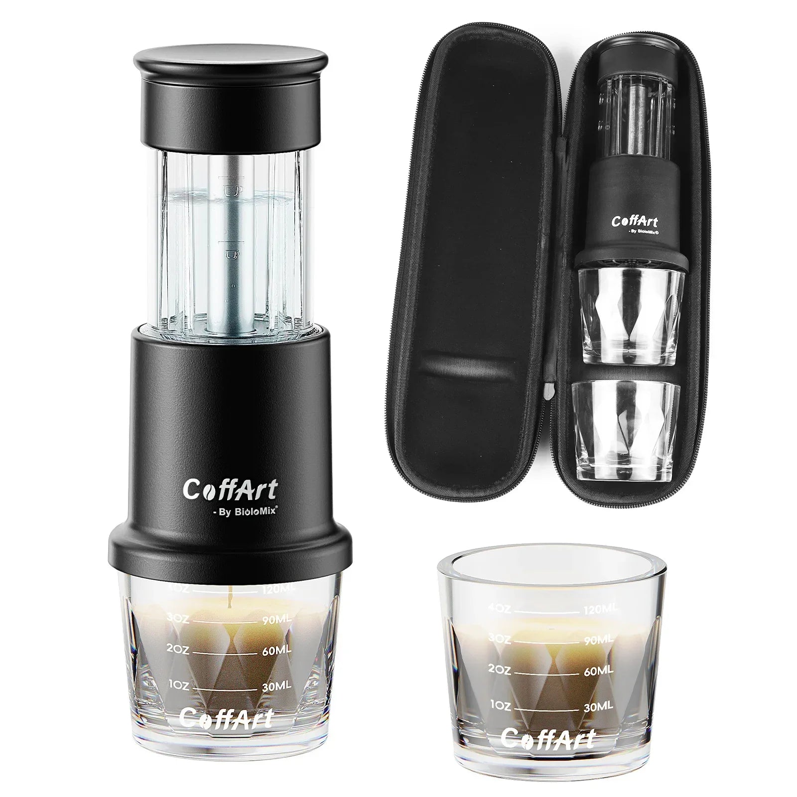 BioloMix 2 In 1 Manual Espresso Coffee Machine Coffee Machines Peaceful Pleasures Health and Wellness