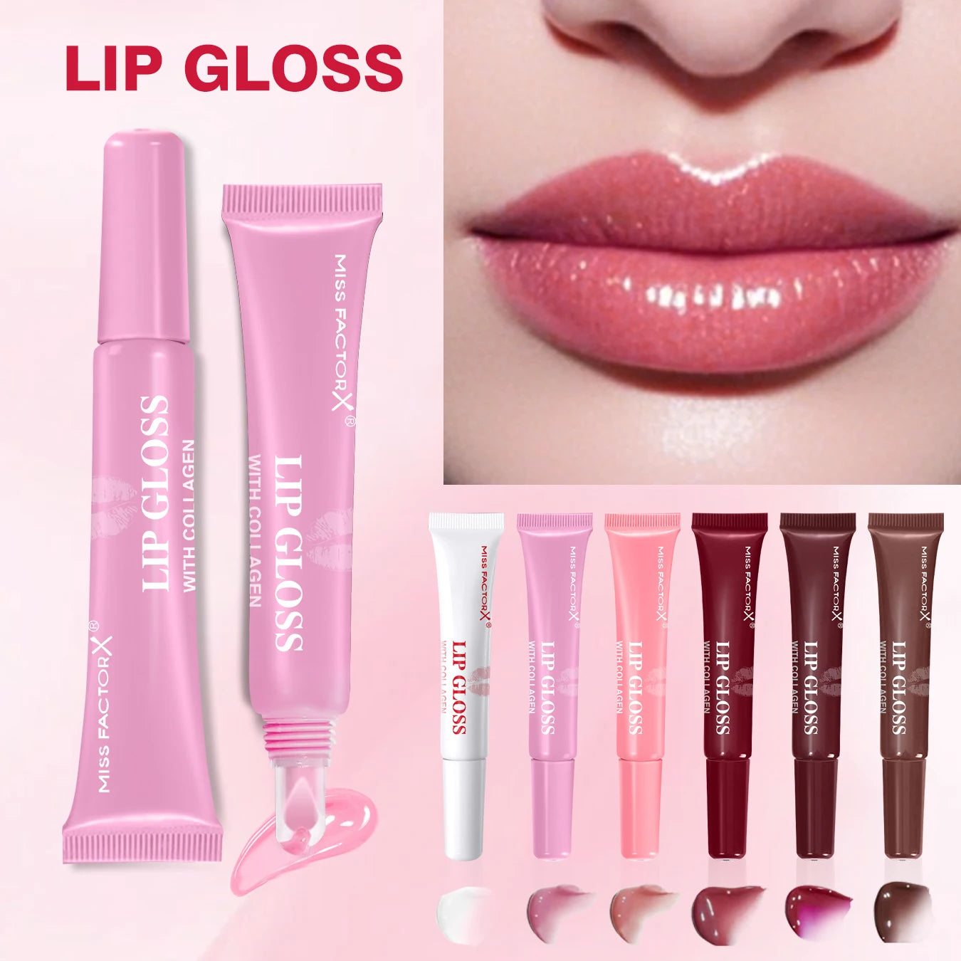 Premium gift set 24PCS/box Lip gloss set Long-lasting moisturizing Lip color modification Perfect gift for women Valentine’s Day Peaceful Pleasures Health and Wellness