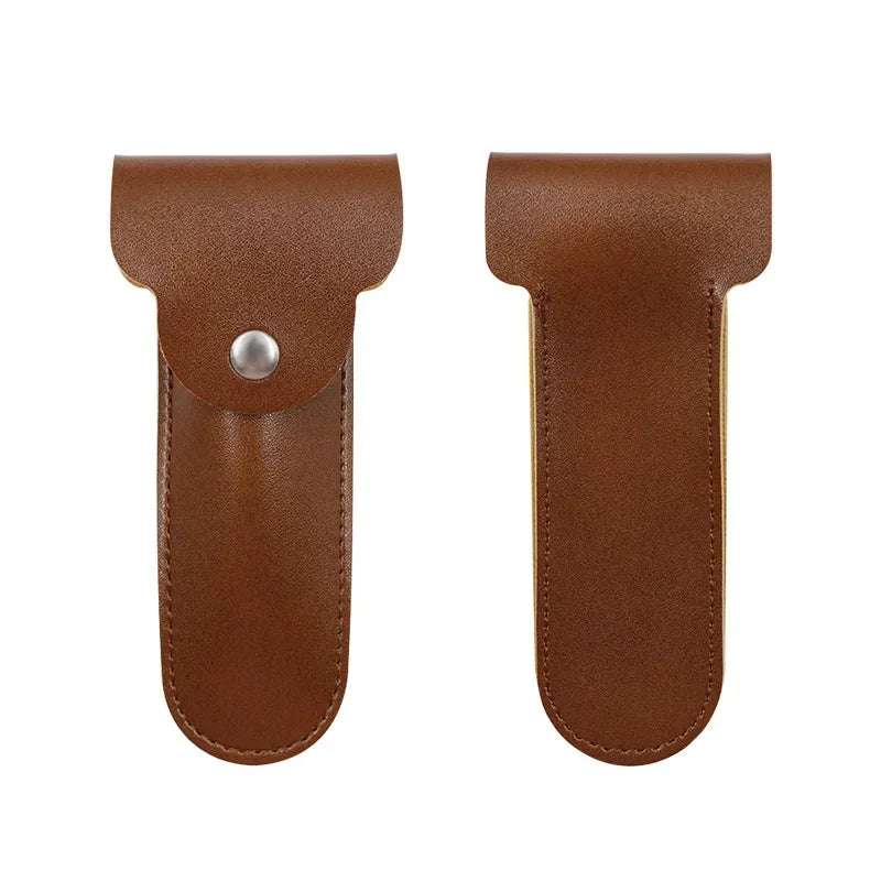 PU Leather Safety Razor Travel Case | DE Razor Holder