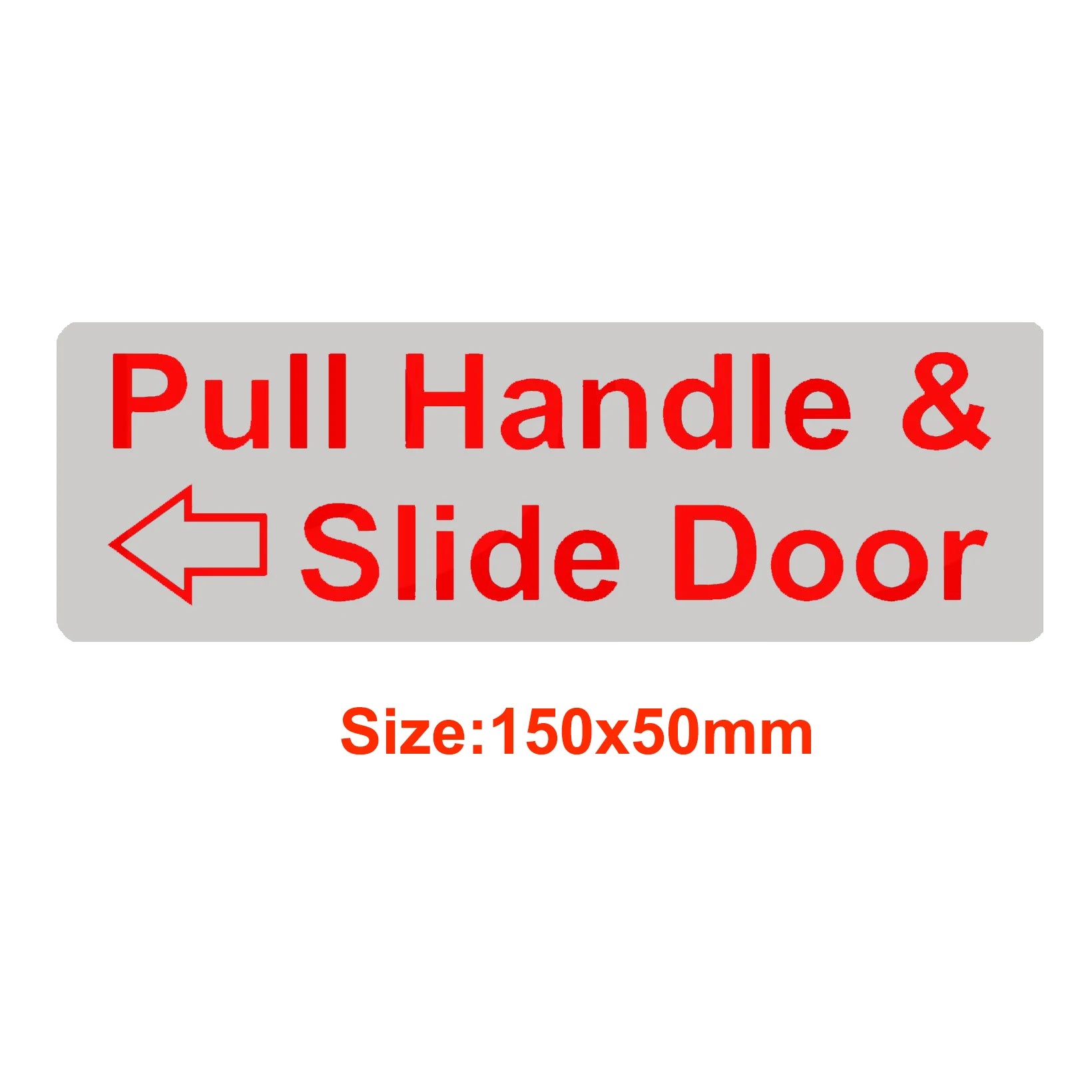 150mmx50mm Pull Handle and Slide Door to Open Stickers Minicab Car Van Taxi Signs 2Pcs Peaceful Pleasures Health and Wellness