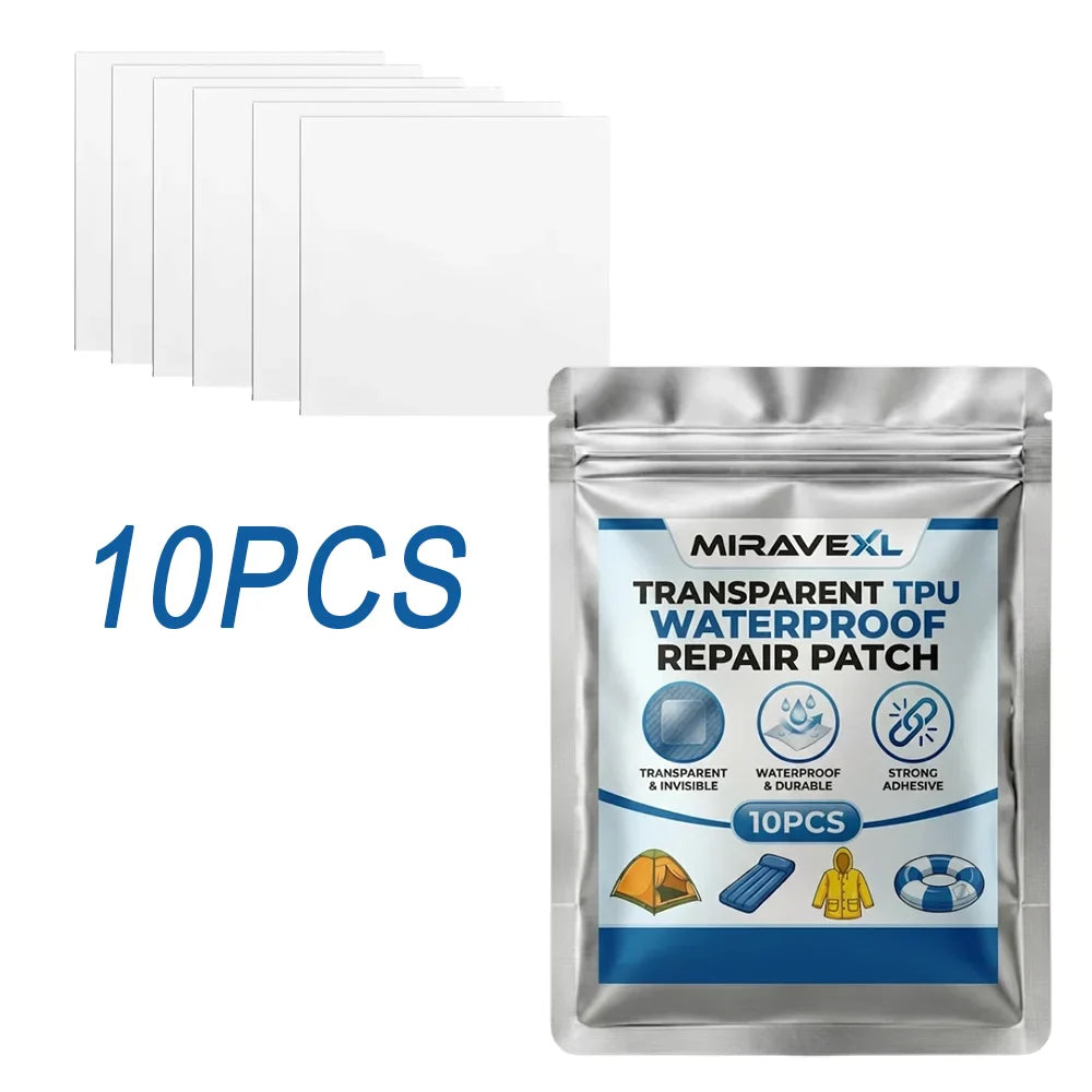 MIRAVEXL Clear TPU Waterproof Repair Patches 10/20 Pack