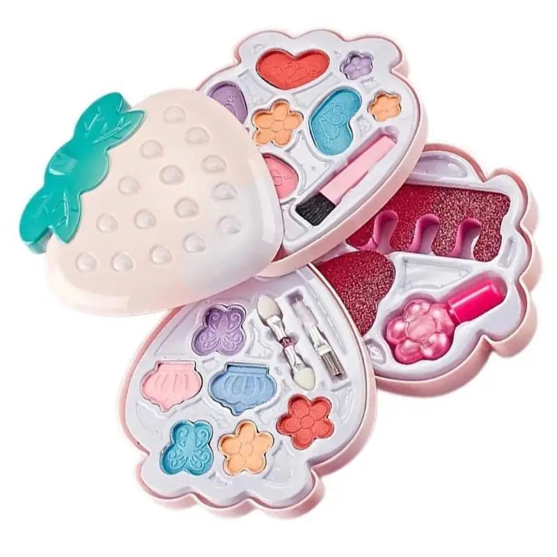 Kids Girls Pretend Play Makeup Set | Eyeshadow & Blush Toy
