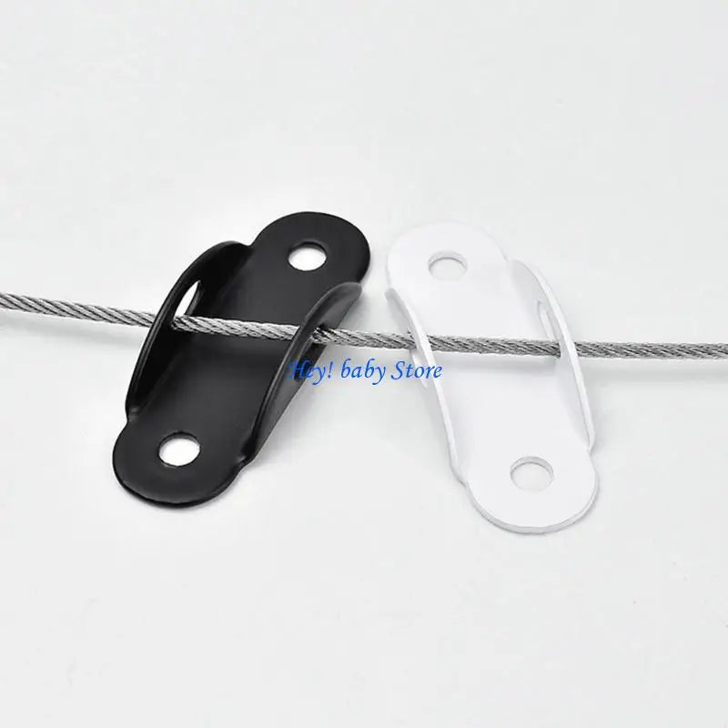 Anti-Tip Furniture Anchors 2-Pack | Metal Wall Safety Straps