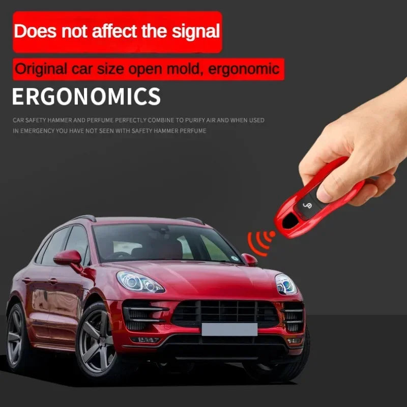 Car Smart Remote Key Case Fob Covers Set Shell for Porsche Panamera Spyder Carrera Macan Boxster Cayman Cayenne 911 970 981 991 Peaceful Pleasures Health and Wellness