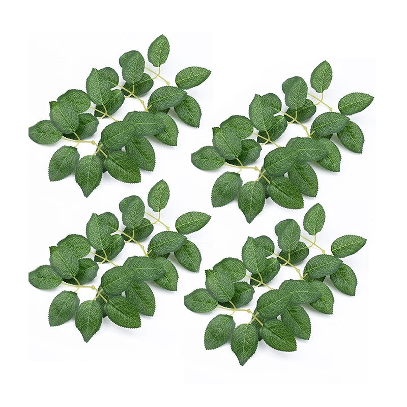 Silk Green Leaves for Wedding, Wreaths & Home Decor – Fake Plants