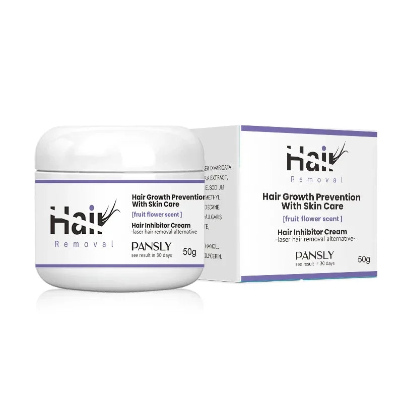 50g Hair Removal Cream for Unisex Reduce Hair Growth Removal Permanent Cream Beard Intimate Legs Body Armpit Painless Depilatory Peaceful Pleasures Health and Wellness 1 PC