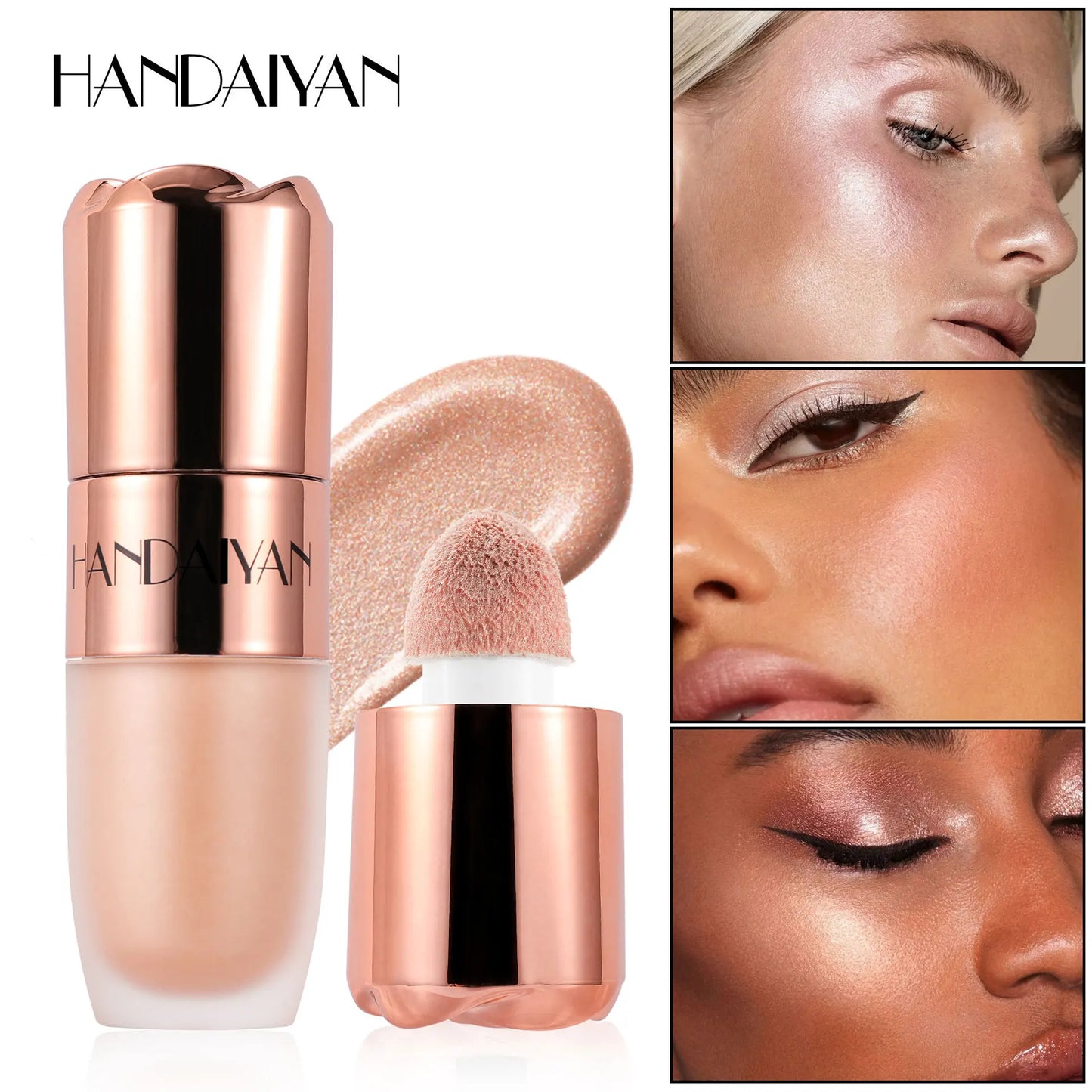 Handaiyan Rose Glow Liquid Highlighter Stick | 3D Contour