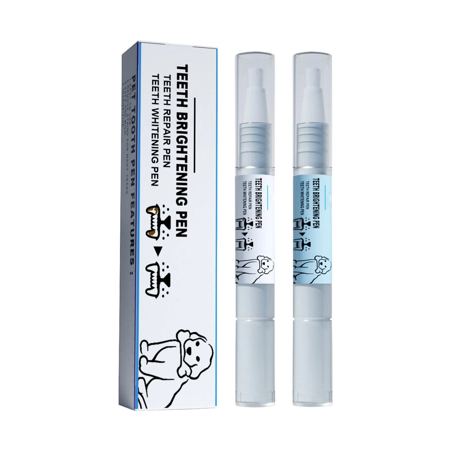 Pet Teeth Cleaning Pen – Tartar & Stain Remover for Dogs & Cats
