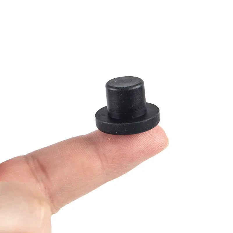 10Pcs Silicone Rubber Hole Plugs 3–12mm | High Temp Seal Caps Rubber Hole Plugs Peaceful Pleasures Health and Wellness