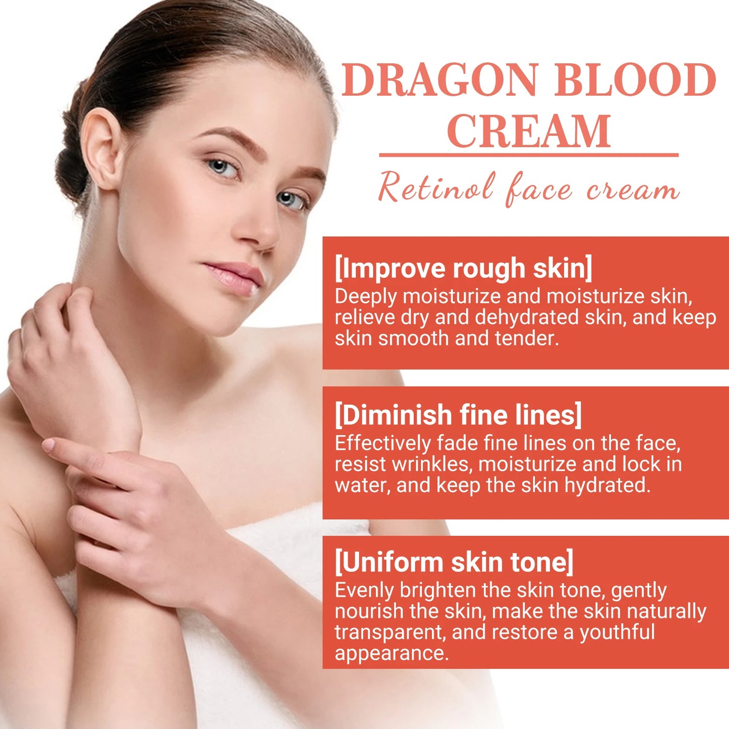 Dragon Blood Cream Retinol & Hyaluronic Acid Moisturizer 50g
