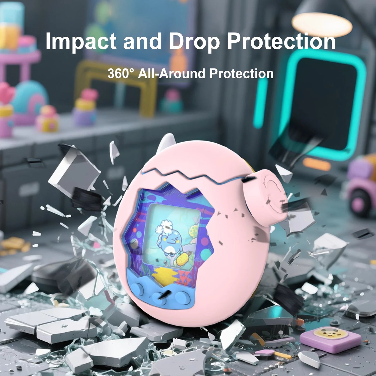 Silicone Protective Cover For Tamagotchi Paradise Game Machine Protective Cover Shell Resistant Protective Case Game Accessories Peaceful Pleasures Health and Wellness