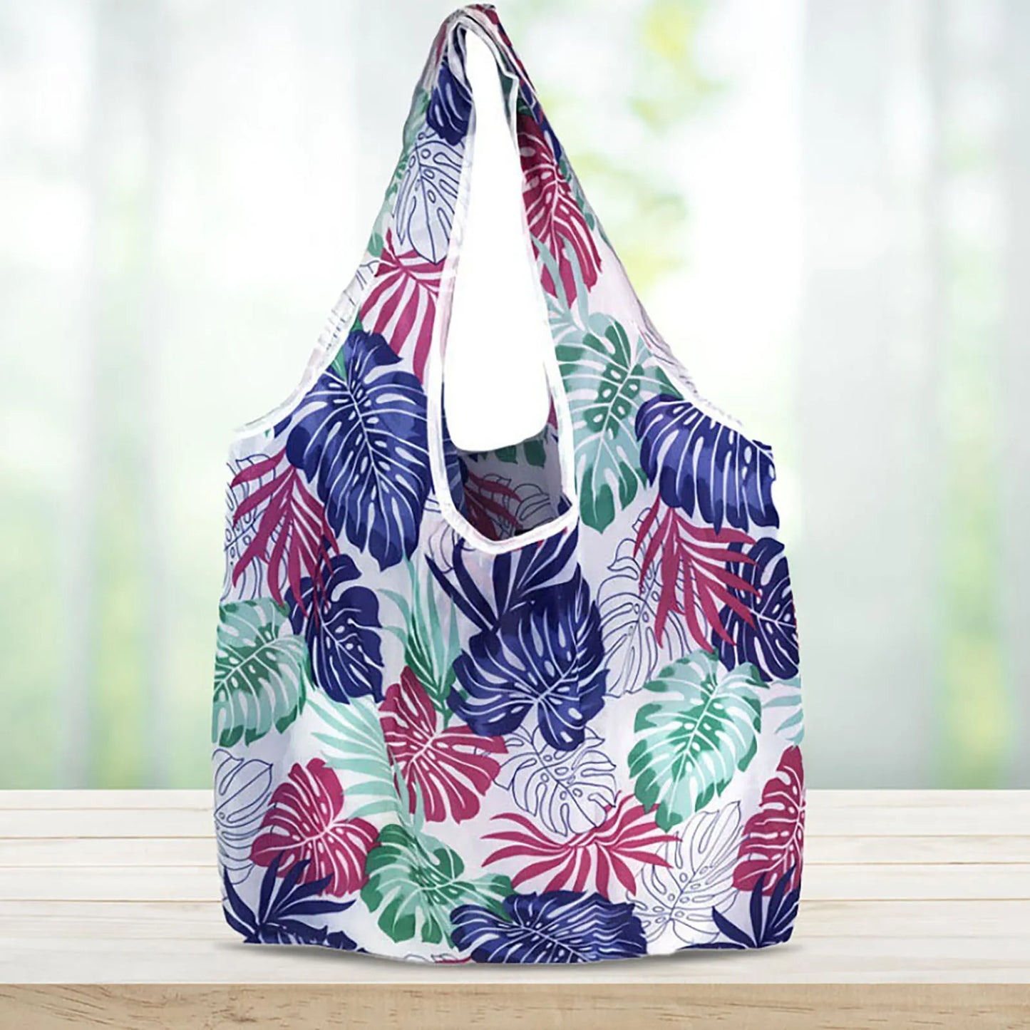 Portable Reusable Grocery Bags Strong Load-bearing Capacity Eco-friendly Bags for Trip or Shopping Fruit Holder Peaceful Pleasures Health and Wellness