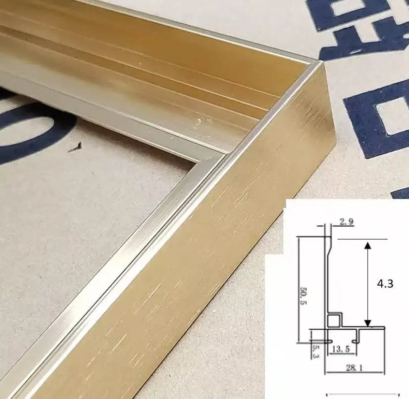 Customized Aluminum Alloy Frame for Paintings, Canvas Picture Frame, DIY, Modern, Grand Format, All Kinds of Size Peaceful Pleasures Health and Wellness