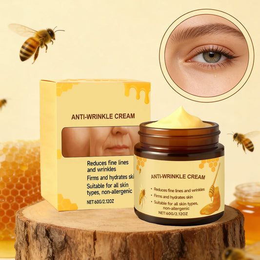 Bee Venom Anti-Wrinkle Eye Cream Fade Fine Line Firming Lifting Reduce Dark Circles Improve Eye Skin Elasticity Eye Repair Cream Peaceful Pleasures Health and Wellness