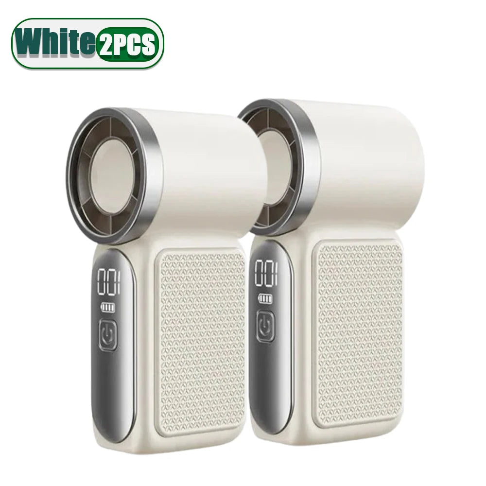 Mini Handheld Fan USB Rechargeable 3600mAh | 100 Speeds