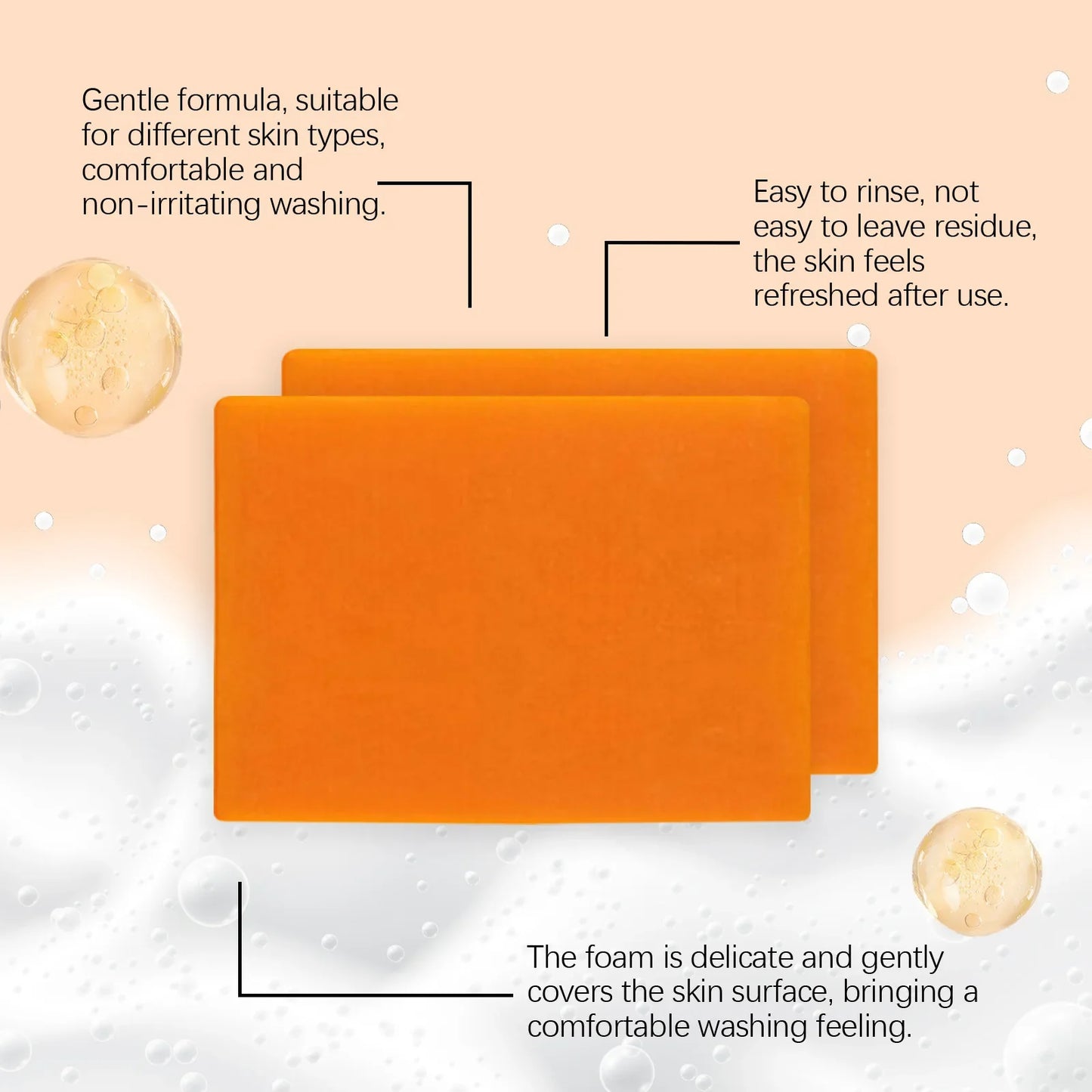 OCEAURA Papaya Turmeric Nourishing Bath Soap 100g