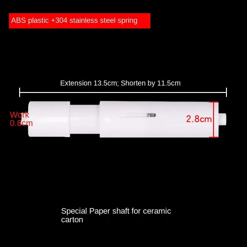 Adjustable Toilet Paper Roll Spindle Replacement Insert