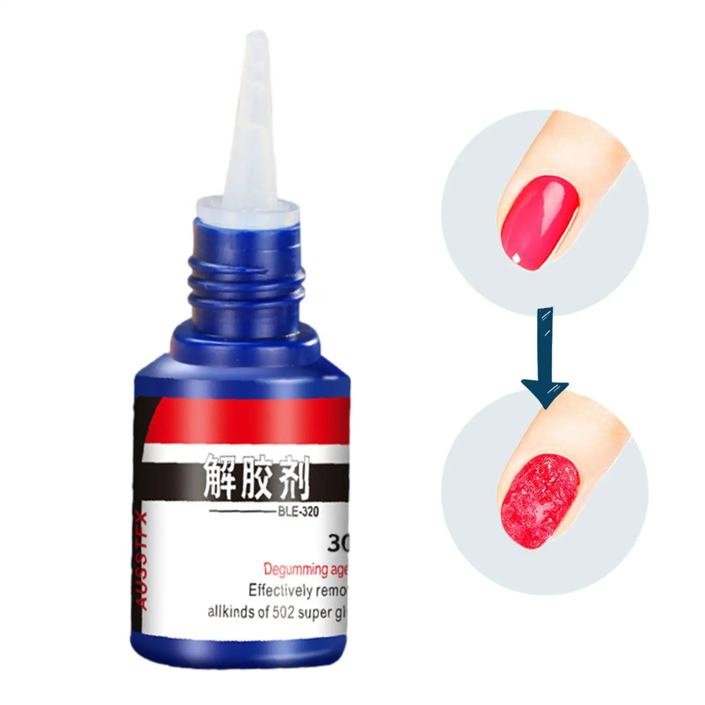 Super Glue Debonder Gel Adhesive Remover – 30g Bottle