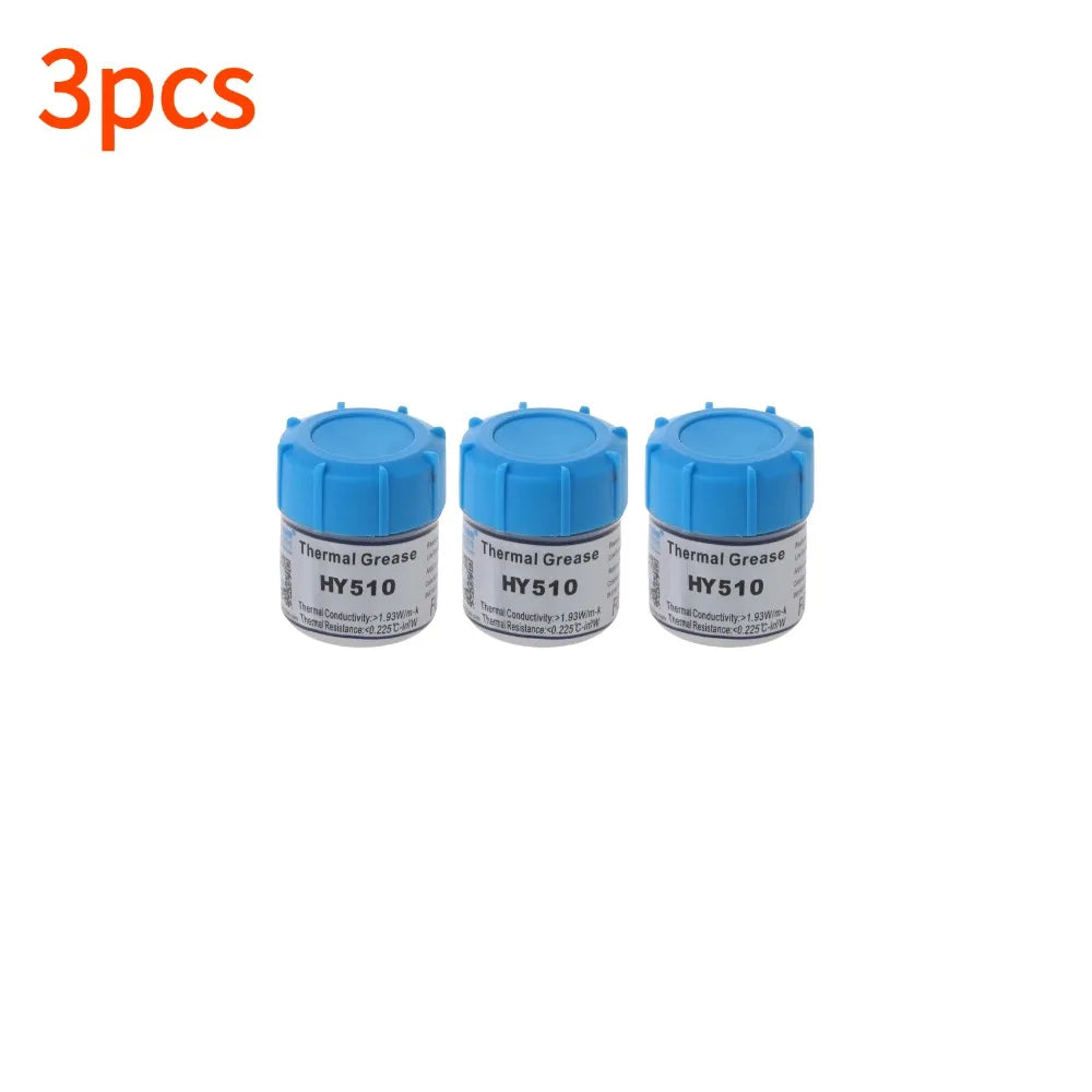 HY510 Silicone Thermal Paste for CPU and GPU Cooling Peaceful Pleasures Health and Wellness 3pcs