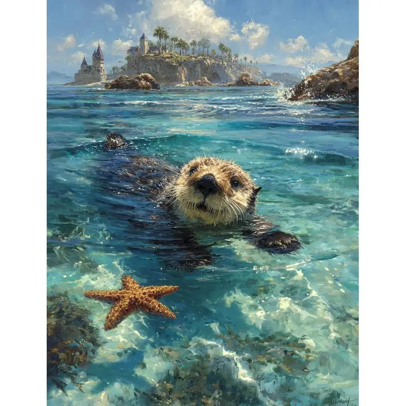 Paint by Numbers Kit Animals Canvas 60×75cm | Acrylic Art