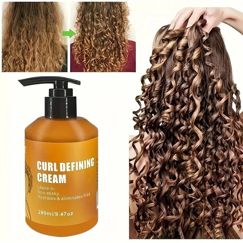 GZE Curl Defining Cream with Argan Oil | Wavy & Curly Hair