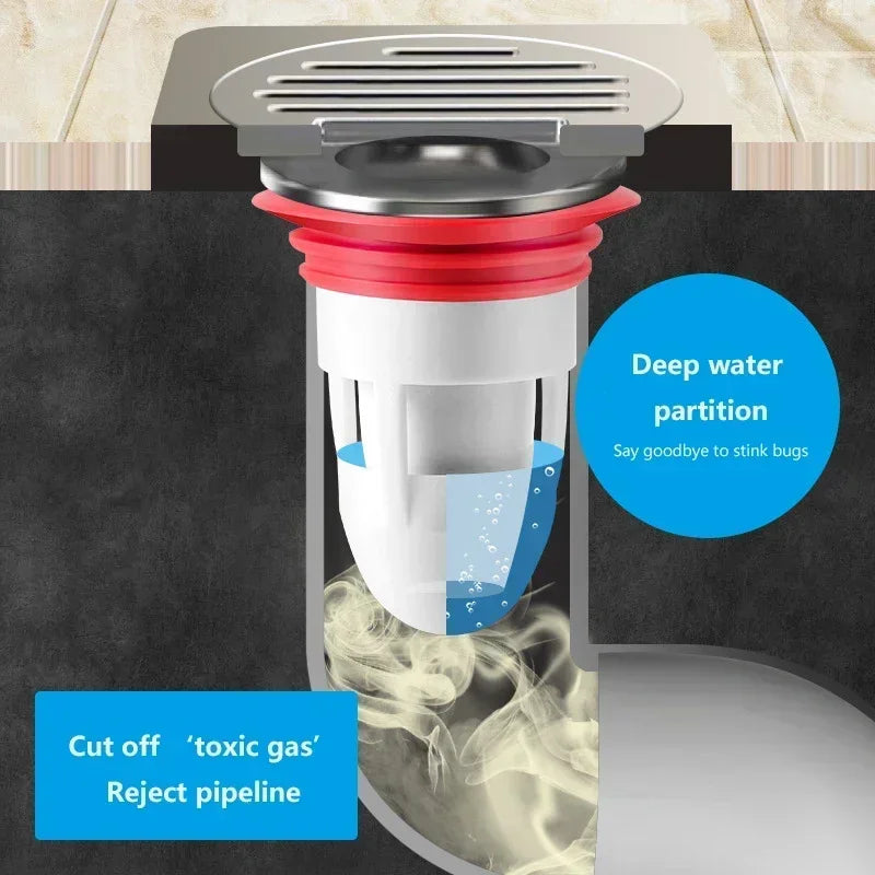 Silicone Floor Drain Strainer & Odor Seal – Sink & Shower Floor Drain Strainer Peaceful Pleasures Health and Wellness