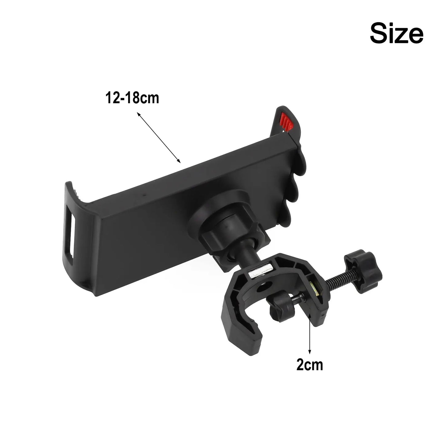 360° Rotating Mic Stand Phone & Tablet Holder Clip Mount