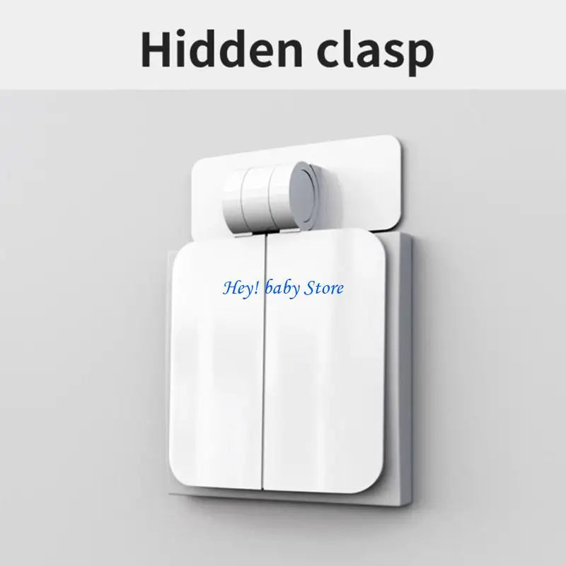 Baby Safety Outlet Cover | Invisible Clasp Socket Protector