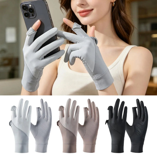Women's UPF 50+ Full Finger UV Sun Protection Driving Gloves UV Protection Gloves Oasis Select