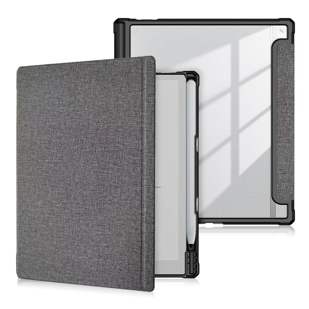 Acrylic And TPU Protective Sleeve For Onyx Boox Note X3 Pro 10.3 Tablet Case Anti-Scratch Dust-Proof Shockproof Magnetic Case Peaceful Pleasures Health and Wellness GRAY