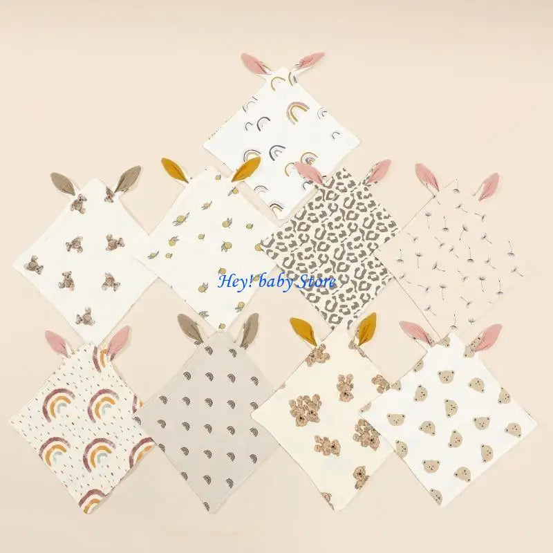 Baby Muslin Washcloths | Organic Cotton Soft Infant Face Towel