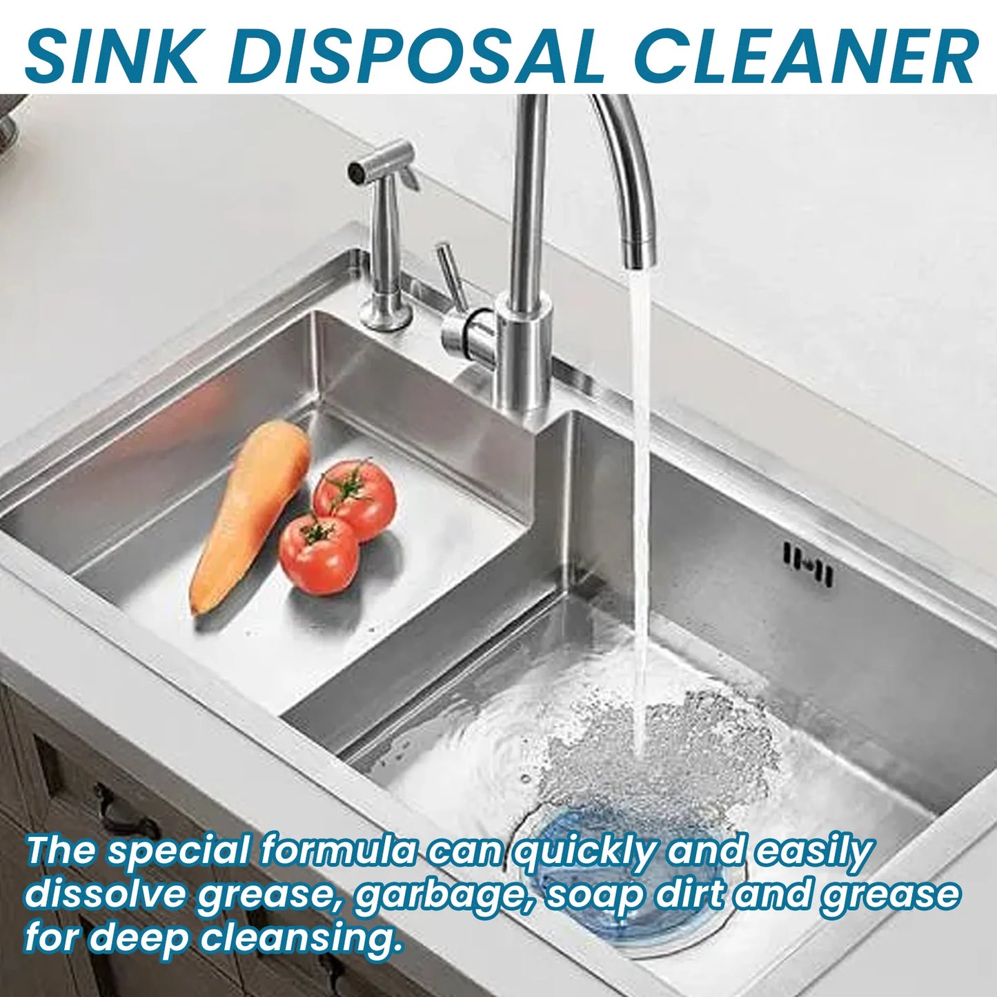 Drain Cleaning Tablets – Sink Cleaner & Deodorizer 24 Pack