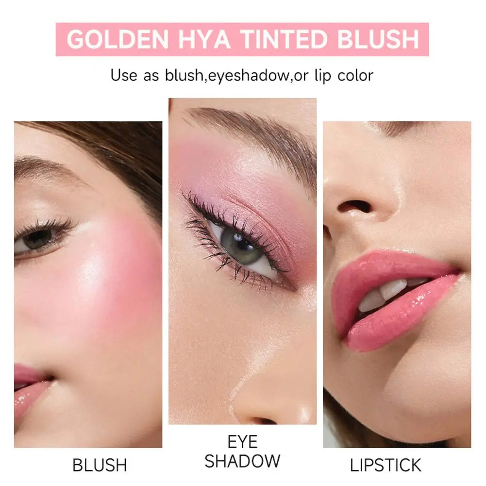 Golden Color-Changing Blush – 3-in-1 Cheeks, Eyes & Lips Cream