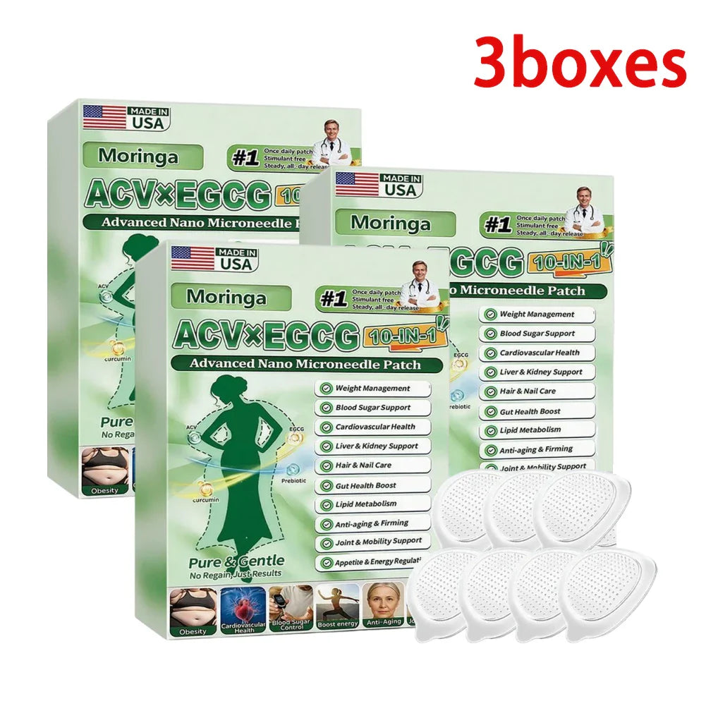 Moringa Nano Microneedle Patches – Body Firming & Wellness